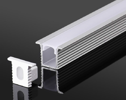 Профіль LEDTech врізний вузький анодований для світлодіодної стрічки. LT-101b 9*12 мм. Плати до 6 мм