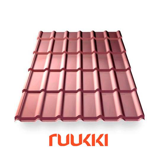 Металочерепиця Ruukki 30 Decorrey Grand ( Рууккі Декоррей) 0.5 мм RAFMATT (матт)