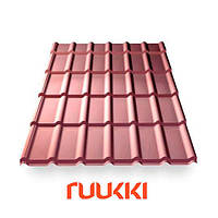 Металочерепиця Ruukki 40 Decorrey Grand ( Рууккі Декоррей) 0.5 мм Crown BT ( Purex)