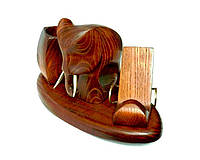 Оригинальный настольный набор со статуэткой слон