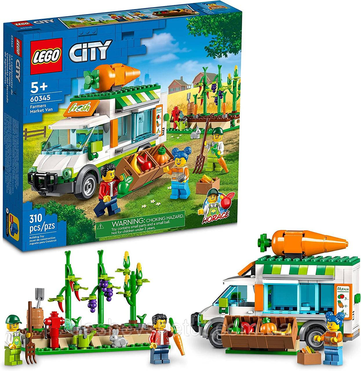 Купить LEGO City 60345 Farmers Market Van Лего Сіті Місто Ринковий ...