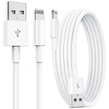 Кабель для заряджання iPhone iPad USB to Lightning для передачі та синхронізації