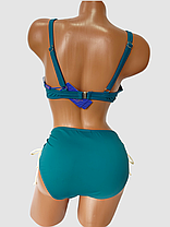 ОПТ Купальник роздільний жіночий Z.Five 068 зелений на 48 50 52 54 56 укр розмір, фото 4