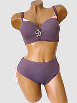 ОПТ Купальник роздільний жіночий Z.Five 068 48-56 коричневий на 48 50 52 54 56 укр розмір, фото 3