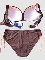 ОПТ Купальник роздільний жіночий Z.Five 068 48-56 коричневий на 48 50 52 54 56 укр розмір, фото 5