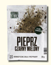 Приправа Kuchnia Lidl Pieprz Czarny Mielony, 20г