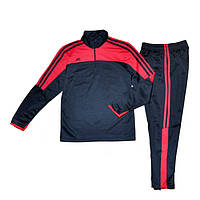 Детский футбольный костюм Training Black/Red 155-165 см (1777)