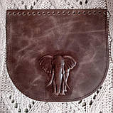 Клапан для сумки "Слон". Колір "Сафарі", фото 2