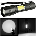 Потужний ручний ліхтарик з USB-зарядкою та ZOOM, BL-29-T6 / Тактичний LED ліхтар на акумуляторі, фото 2