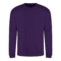 Мужской свитер-реглан утепленный фиолетовый