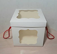 Коробка для торта 17 см із вікном/паковання 5 шт., фото 2
