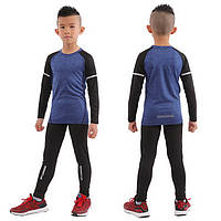 Термобелье детское для футбола Thermal Underwear FENTA Reflective комплект Blue Kids 125-135 см (2661)