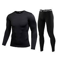 Термобелье детское для футбола Thermal Underwear FENTA Winter Black Kids 155-165 см (2877)