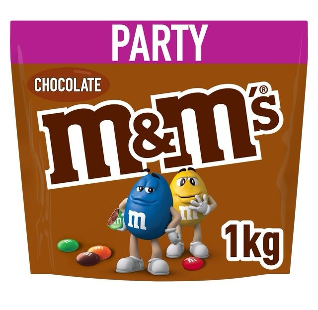 Драже M&M's Party Chocolate шоколадне 1 кг.