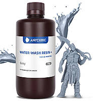 Обрабатываемая водой Фотополимерная смола Серая Anycubic Water-Wash Resin+