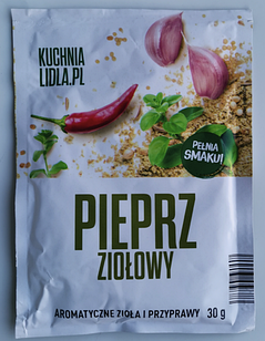 Приправа Kuchnia Lidl Pieprz ziolowy 30г