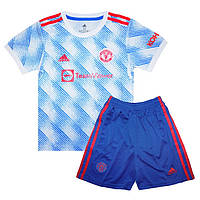 Детская футбольная форма Манчестер Юнайтед 2021-2022 Adidas Away 145-155 см (3169)