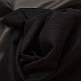 Кожзам на замшевої основі (ЧОРНИЙ), фото 2