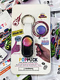 Магнітний трюкач PopPuck Original антистрес, браслет із магнітами шайбами Поппак, брелок рожевий Код 55-0017, фото 5