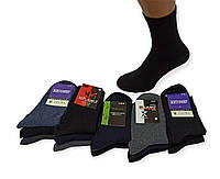 Шкарпетки чоловічі Житомир Lykra lux 17332 етикетка міх вис. стрейч різні кольори р.40-45 (уп.12 пар