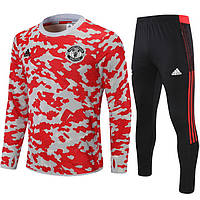 Детский футбольный костюм Манчестер Юнайтед Adidas 2022 камуфляж 125-135 см (3255)
