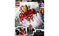 LEGO Super Heroes Marvel Фігурка Залізної людини 381 деталь (76206), фото 9