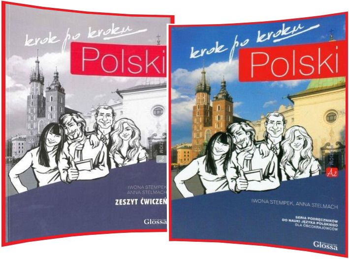 Krok po kroku 2. Podręcznik+Zeszyt. Комплект книг польської мови. Підручник+Зошит Glossa