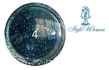 Блискітки для дизайну нігтів No4
