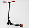 Труковий самокат червоний Best Scooter FEAR SCS система пеги алюмінієвий диск та дека колеса PU 115 мм, фото 3