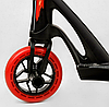 Труковий самокат червоний Best Scooter FEAR SCS система пеги алюмінієвий диск та дека колеса PU 115 мм, фото 10