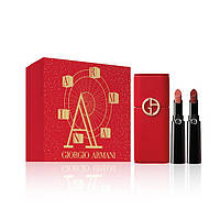 Набор помад Giorgio Armani Lip Power Long-Lasting Satin Lipstick Duo Set