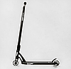 Труковий самокат сірий Best Scooter FEAR SCS система пеги алюмінієвий диск та дека колеса PU 115 мм, фото 4