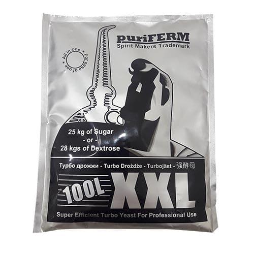 Дріжджі на 100 літрів Puriferm Turbo XXL - 25 кілограм цукру - Великобританія, фото 1