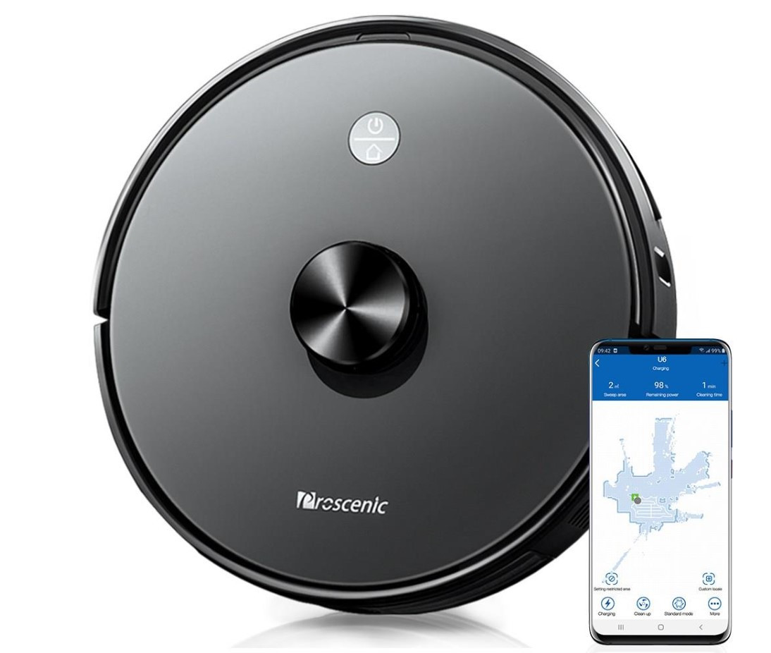 Робот-пилосос Proscenic U6 з лазерною навігацією