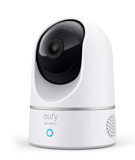 Поворотна WIFI-камера відеоспостереження eufy Security 2K PAN, роздільна здатність 2K, підтримка Home Kit, Alexa, Google, фото 1