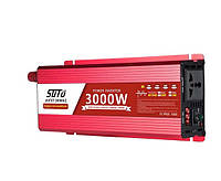 Инвертор напряжения правильной синусоиды Sutu 12V/220V 3000W/1500W - 50Hz для котлов / холодильников / насосов