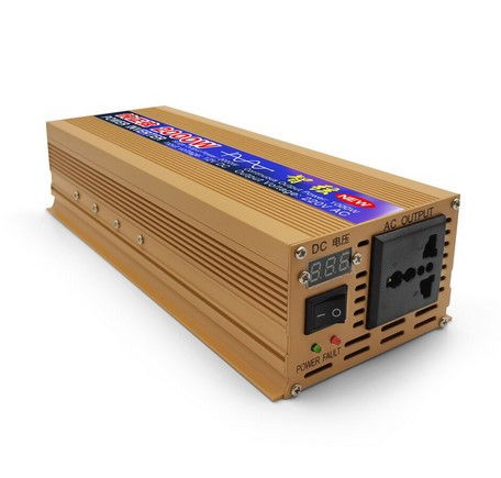 Інвертор правильної синусоїди AGM HS-2000 12 V / 220 V 2000 W / 1000 W — 50 Hz для котлів / холодильників / насосів
