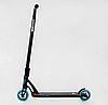 Труковий самокат бірюзовий Best Scooter FEAR SCS система пеги алюмінієвий диск та дека колеса PU 115 мм, фото 9