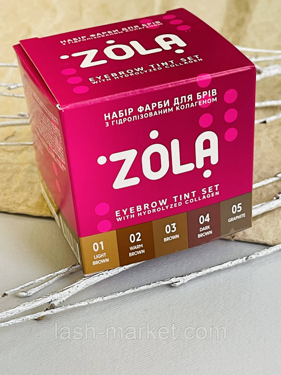 Набір фарб ZOLA + окисник в Саше, фото 1