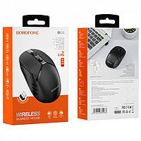 Мишка комп'ютерна бездротова Borofone BG5 2.4G Business wired mouse Black