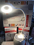 LED-лампа акумуляторна usb юсб шнур від павербанка, настільна лампа автономна Польща, фото 2