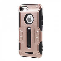 Накладка Hard Case vs Metal Kickstand для Apple iPhone 5 Золотая (PC-001266)