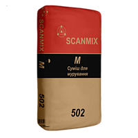 Клей для пеногазобетона Scanmix M 502 (25 кг)