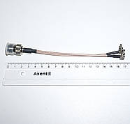 Mimo спліттер антенний 2x CRC9 - Коннектор N-Type (мама) 15 см кабель пігтейл адаптер перехідник для модемів, фото 3