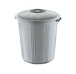 Бак господарський Bee Home з кришкою 35 л d38 см h39 см поліпропілен (AK 216)