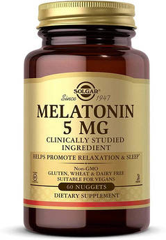 Solgar Melatonin 5 мг 60 таблеток