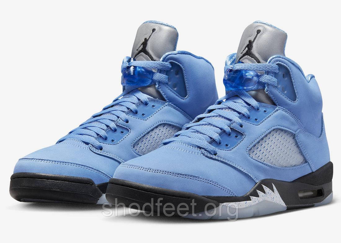 Кросівки Air Jordan 5 Retro UNC Blue, фото 1