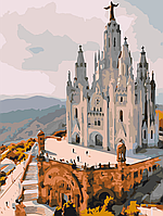 Набор для рисования Brushme Картины по номерам 30*40 Храм Святого Сердца. Барселона