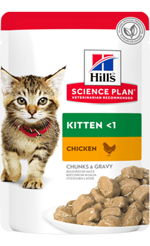 Hill's Science Plan Kitten Вологий корм для кошенят і кішок у період вагітності та лактації курка/риба 85 гр.