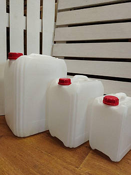 Каністра харчова 10л ПЕ "Дельта" біла + кришка "Бетта""У"червона АСТ